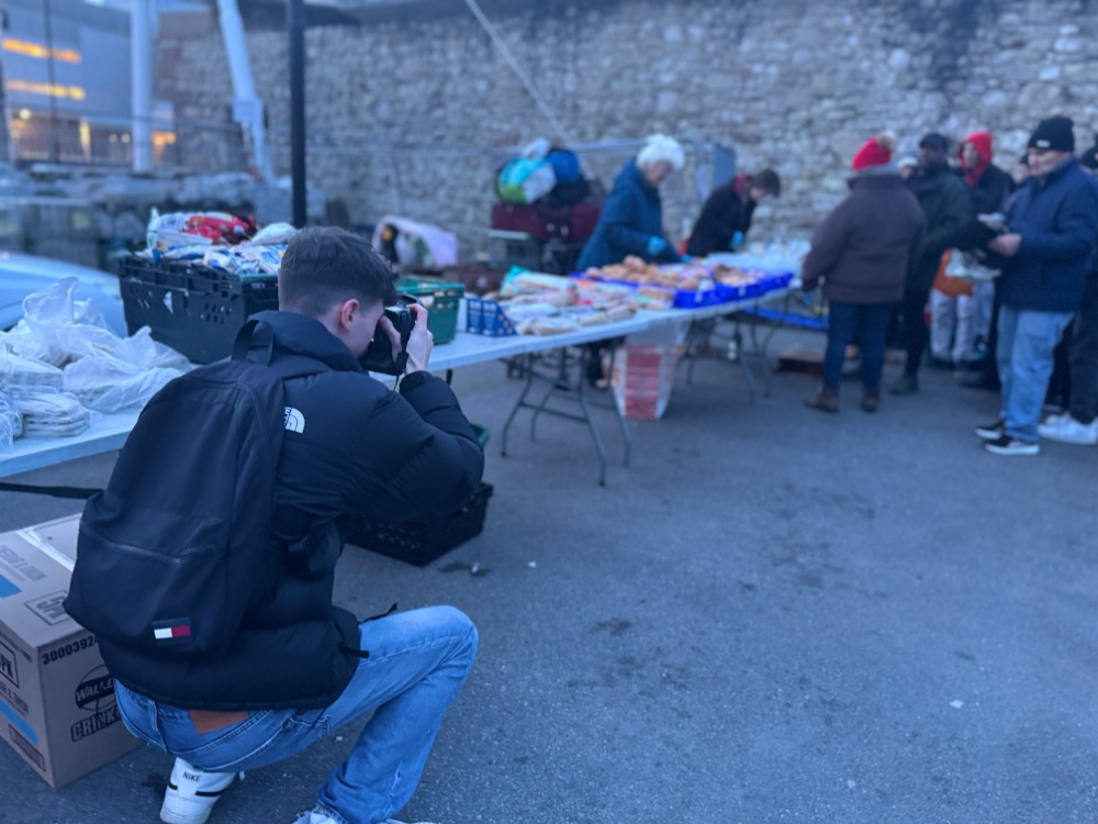 On location